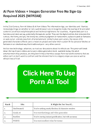 Ai Porn Videos + Images Generator Free No Sign-Up Required 2025 M7PZA8