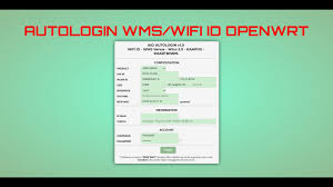 For users this means the ability for full customization, to use the device in ways never envisioned. Autologin Wifi Id Wms Openwrt Youtube