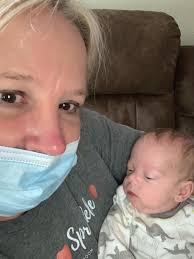 My sweet grandson was born 12 weeks early and only weighing 2.5 lbs. His  name is Kingston. I'm in love with him 🥰