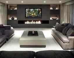 Love This Contemporary Living Room It S Clean Lines Trendy Living Rooms Contemporary Living Room Home Decor