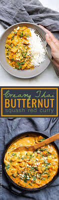 Thailandischer Butternut Kurbis Rot Curry Rezepte Leckeres Essen Gesundes Essen