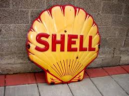 Check spelling or type a new query. Antique Shell Gasoline Porcelain Signs Old Gas Stations Old Gas Pumps Vintage Metal Signs