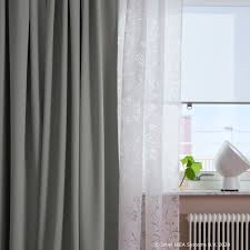 Majgull Draperii Opace 2 Buc Gri 145x300 Cm Ikea Ikea Home Decor Decor