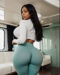 Woman in tight brown panties taking a selfie in a mirror, thicc - SeaArt AI