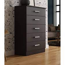 Relevance lowest price highest price most popular most favorites newest. Hanover Solid Wood Espresso Tall 5 Drawer Chest Brown