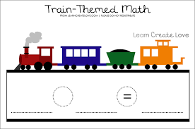 Train Themed Basic Math Basic Math Math Math Printables