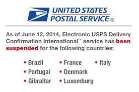 Usps Temporarily Suspends Electronic Delivery Confirmation To Brazil France More Stamps Com Blog United States Postal Service Buy Stamps France