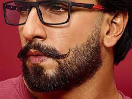 With a stick in his hand, ranveer looked quirky. The Fastest Way To Grow A Handlebar Moustache Like Ranveer Singh
