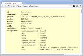 10 Commands To Collect System And Hardware Info In Linux