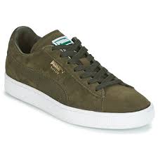 La tige est en cuir et en textile. Puma Basket Kaki Pasteurinstituteindia Com