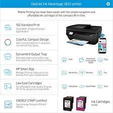 App or software and hp eprint account registration may also be required. Hp Deskjet 3835 All In One Ink Advantage Wireless Colour Printer Black With Auto Document Feeder Hp 680 Black Ink Cartridges Twin Pack X4e79aa Amazon In Computers Accessories