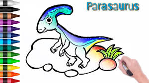 Triceratops dinosaurs drawing and coloring cara menggambar dan mewarnai triceratops dinosaurus lucu yang sederhana dan mudah untuk anak anak. Menggambar Dan Mewarnai Dinosaurus Parasaurus Dengan Crayon Mudah Untuk Anak Anak Tk Youtube