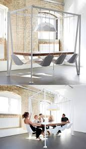 Playful Swing Table Makes Meetings More Interesting Office Interior Design Swing Table Home