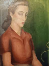 Mid 20th Century The Blind Florist, Original Oil