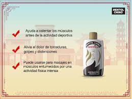 Mentol Chino Utiliza Mentol Chino Atletico Linimento