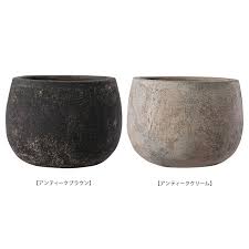 フリット バルーン 直径32cm 使い込まれた味わい深いアンティーク感が美しいテラコッタ オールドテラコッタの雰囲気で 植物を楽しめます 底穴有り ガーデン用品屋さん 桶型ディスプレイ デザイン レトロ カフェ おしゃれ オシャレ モチーフ ガーデン