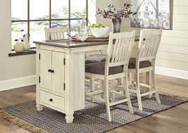 Get great deals on antique white dining room set. Bolanburg Antique White Rectangular Dining Table W 4 Upholstered Chairs Furniture Exchange
