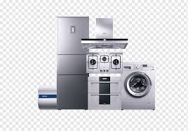 Assorted home appliances, Home appliance Consumer electronics LG Electronics Washing Machines, Home Appliances Background, electronics, furniture, small Appliance png | PNGWing