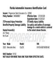 Progressive auto insurance card template. Idcard Pdf Form Sctnid Ctgry Fl0311a022e Idcard Docindex Index Idcard Index Docindex Florida Automobile Insurance Identification Card Insurer Course Hero