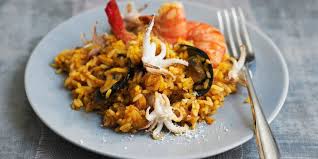 Riz Aux Fruits De Mer Express Recettes Recette Recette A Base De Riz Recette De Plat Riz