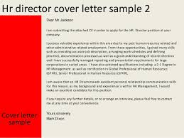 Hr Director Cover Letter