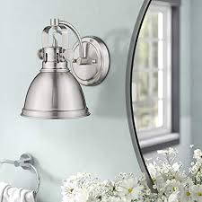 Farmhouse wall sconces can add a traditional look to your kitchen or living room. Emliviar Modern Industrial Bathroom Vanity Wall Sconce Light Brushed Nickel Finish With Metal Shade 4053s Farmhouse Goals