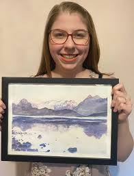 I painted what my journey recovering from a brain injury feels like to me  every day. ♥️