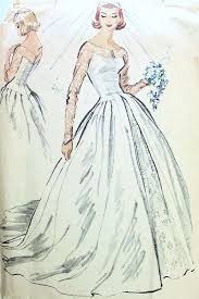P4358jy13 1950s Dreamy Wedding Gown Bridal Dress Pattern Mcc Vintage Wedding Dress Pattern Bridal Dress Patterns Wedding Dress Patterns