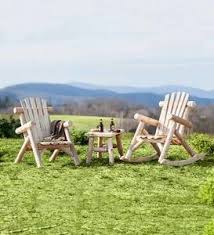 A wide range of high quality garden furniture at fantastic prices. Usa Made Northern White Cedar Log Outdoor Furniture Plowhearth