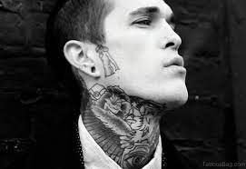 Amazing skull and dove tattoo for men. 70 Stylish Neck Tattoos For Men