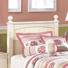 The cottage retreat youth bedroom collection takes early american country design to create a fun create the special kid's bedroom with the refreshing design of the cottage retreat youth bedroom. Ashley Cottage Retreat Wood Twin Panel Headboard In Cream Walmart Com Walmart Com