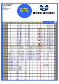 pdf ansi pipe schedule si units metric doruk serengel