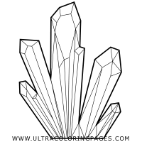 Original artwork by kelcie spector. Crystal Coloring Page Ultra Coloring Pages