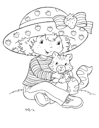 The strawberry shortcake residences also incorporate a toy line of the character's associates and pets. Free Printable Strawberry Shortcake Coloring Pages For Kids