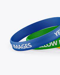 Download Matte Silicone Wristbands Mockup In Stationery Mockups On Yellow Images Object Mockups