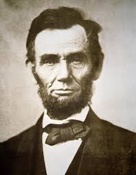 Abraham Lincoln (1809-65) 1863 (b/w phot