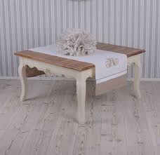 Design couchtisch nature lounge 60cm teakholz mit runder glasplatte beistelltisch. Wohnzimmertisch Shabby Chic Tisch Kaufen Auf Ricardo