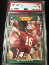 R trump donald trump in incumbent: Auction Prices Realized Football Cards 1989 Pro Set Joe Montana