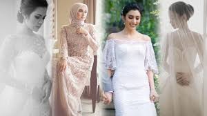 203 baju pengantin muslim malaysia 2019 sumber. 7 Gaun Pernikahan Artis Paling Memikat Sepanjang 2017 Kumparan Com