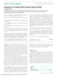 The interactive form of the currency calculator ensures navigation in the actual. Pdf Acupuncture In Patients With Seasonal Allergic Rhinitis Benno Brinkhaus And Josef Hummelsberger Academia Edu