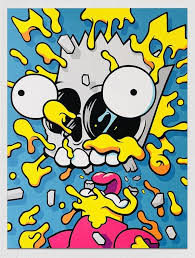 Repacking Social Media Into 1980s Nostalgia Simpsons Drawings Simpsons Art Bart Simpson Art