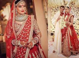 10 Real Brides Of Bollywood To Inspire Your Wedding Day Style Bridal Lehenga Choli Fancy Sarees Bridal Lehenga