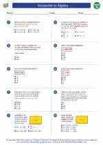 The pages you need are below! Introduction To Algebra Seventh Grade Math Worksheets Study Guides And Answer Key