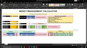Jurnal trading saham excel sederhana untuk pemula agar bisa lebih rapi dan terencana dalam melakukan pencatatan transaksi trading saham di ms excel atau spre. Money Management Calculator Saham Di Excel Youtube