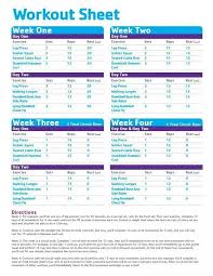 Workout Plan From Ymca Workout Sheets Workout Plan For Beginners Workout Plan Gym