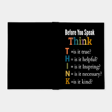 1448 copy quote before you speak, listen. Teacher Kindness Think Before You Speak Anti Bullying For Teachers Positive Classroom Teaching Quote Cute For Teacher With Saying Think Before You Speak Notebook Teepublic