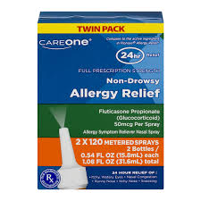 The usual dose is 1 to 2 sprays in each nostril . Save On Careone Non Drowsy Allergy Relief Nasal Spray Order Online Delivery Giant