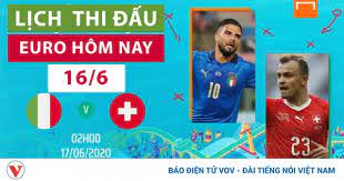 Chuyên trang euro 2021 của vnexpress. Lá»‹ch Thi Ä'áº¥u Bong Ä'a Euro 2021 Hom Nay 16 6 Italia Ä'áº¥u Thá»¥y SÄ© Thá»• NhÄ© Ká»³ Gáº·p Xá»© Wales Vov Vn