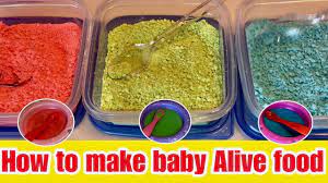 How To Make Baby Alive Food Powder For Packets In All Flavors And Colors So Fun And Easy Youtube