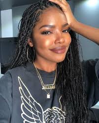 Say Hey Jilli Grownish Ryandestiny Rd Media Photos Videos In 2020 Short Box Braids Box Braids Hairstyles For Black Women Braided Ponytail Hairstyles